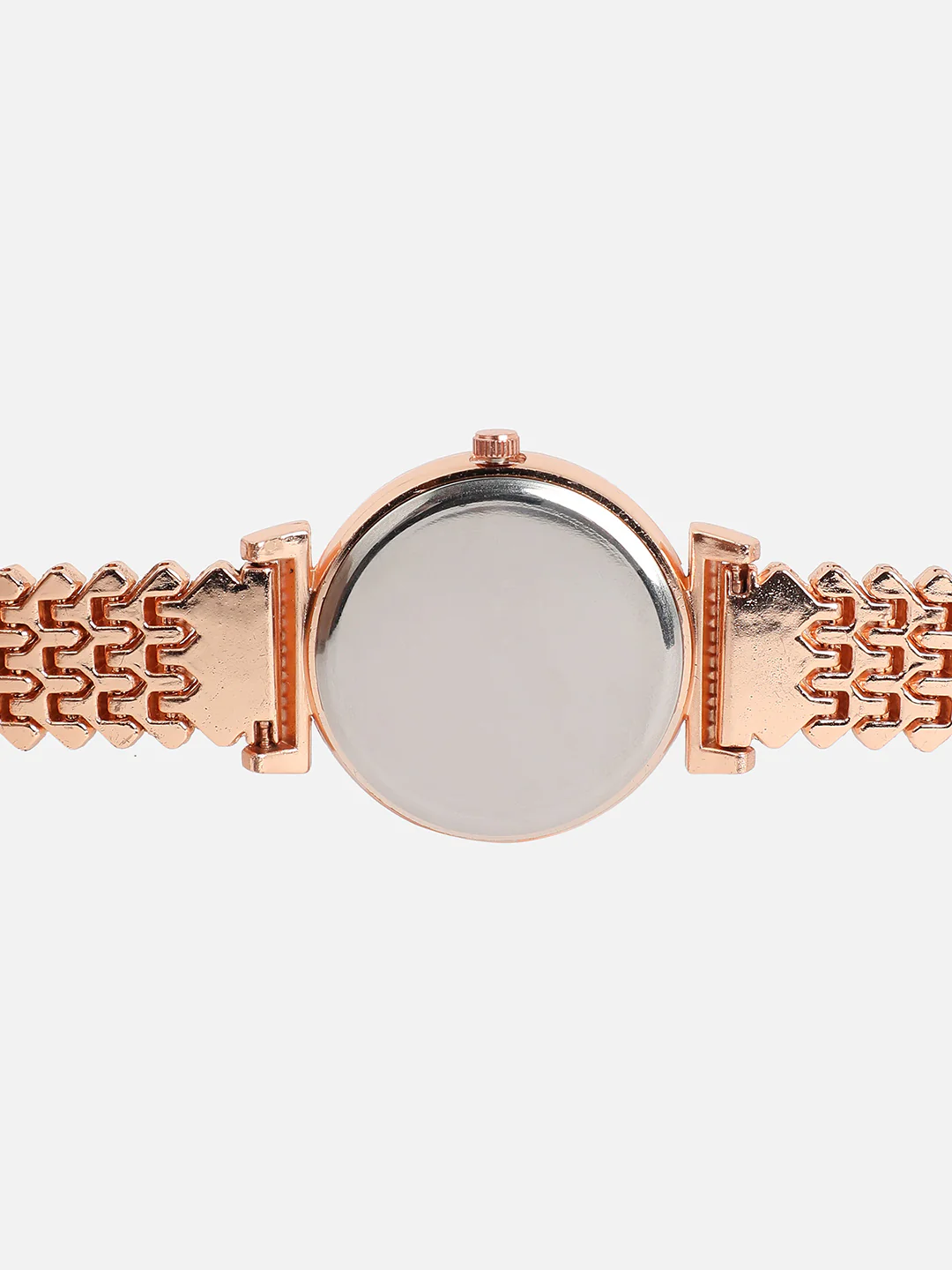 Embellished Round Watch - Rose Gold (9)